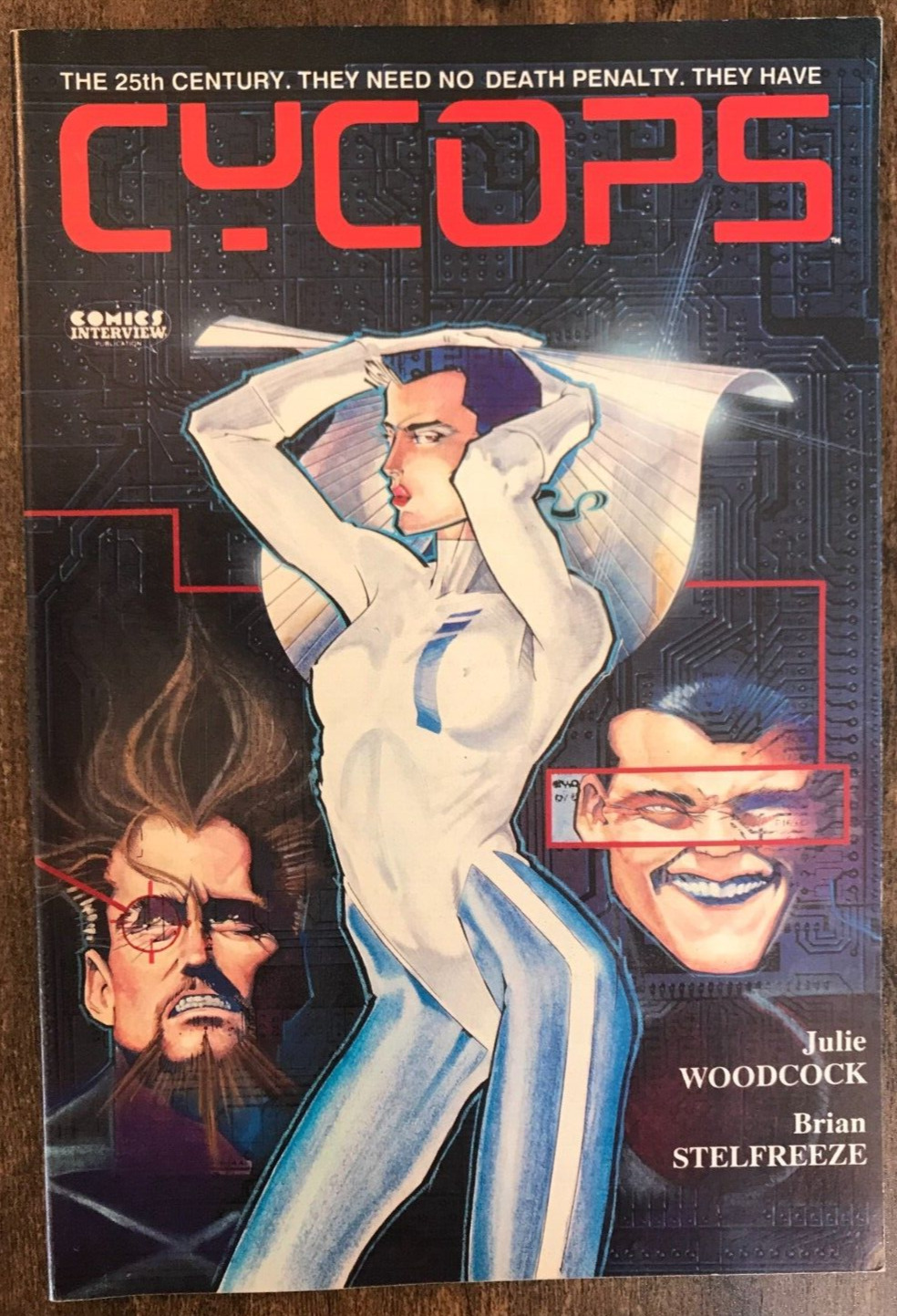Cycops SC TPB By Julie Woodcock Brian Stelfreeze Comics Interview Sci-Fi 1989