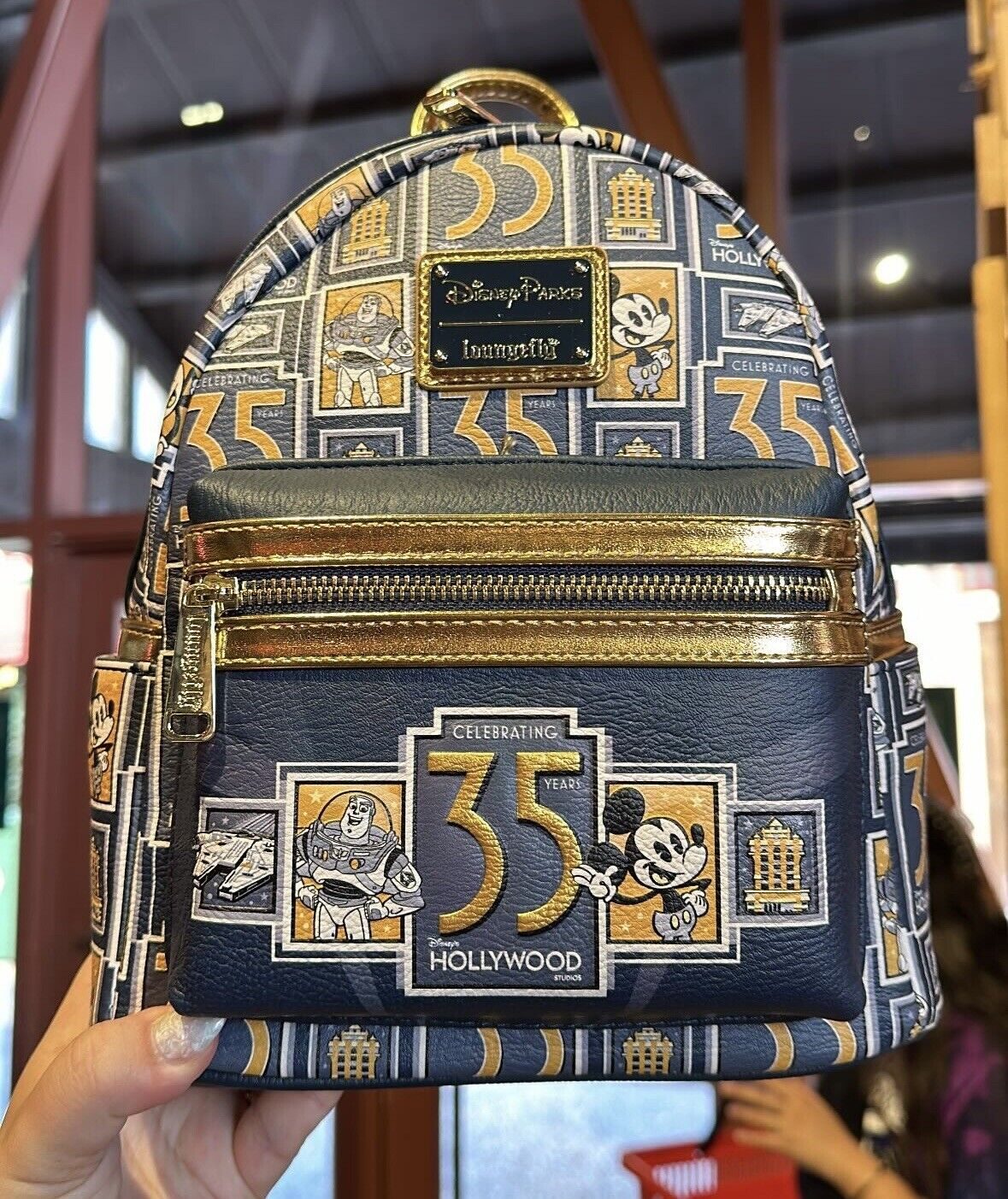 2024 Disney Parks Hollywood Studios 35th Anniversary Loungefly Backpack