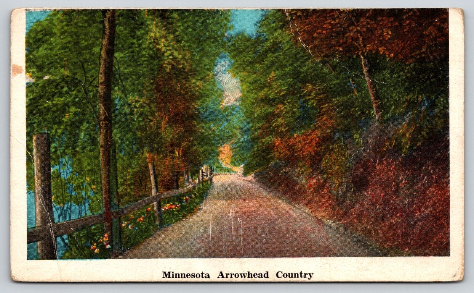 Postcard Minnesota Arrowhead Country Scenic View