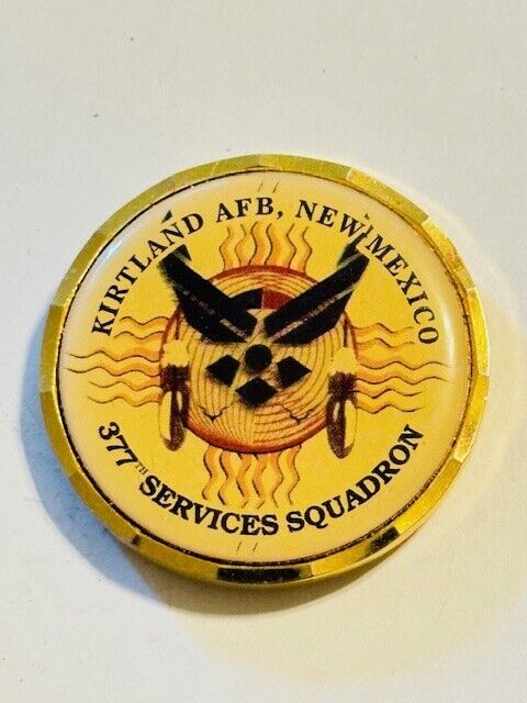 Challenge Coin - US Military - 377th Services Squadron - Kirtland Air Force Base