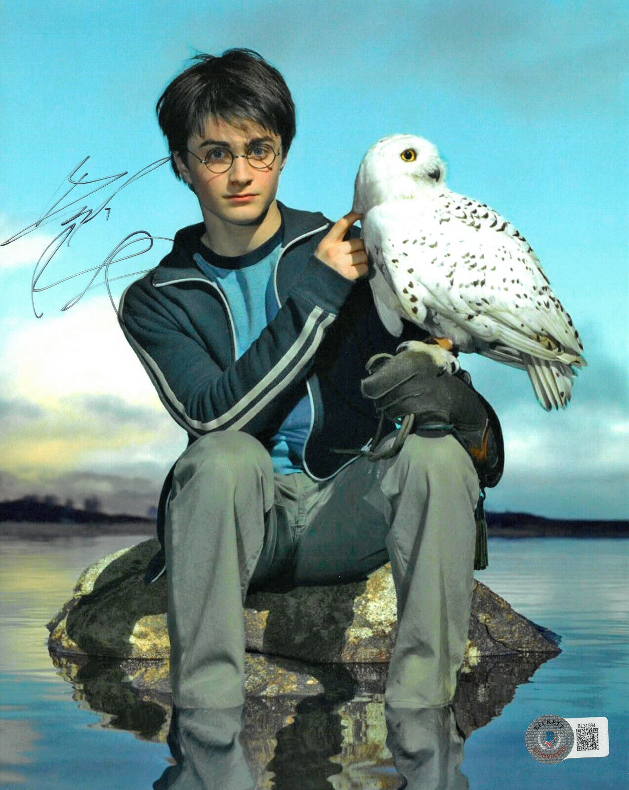 Daniel Radcliffe Signed Autograph 8X10 Photo Harry Potter Beckett BAS