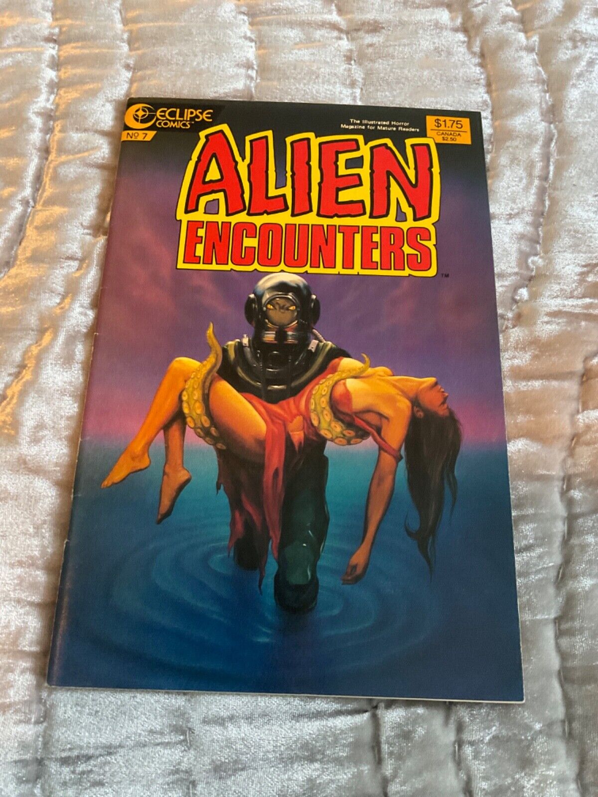Alien Encounters #7 Eclipse Comics Tentacle Bondage Cover