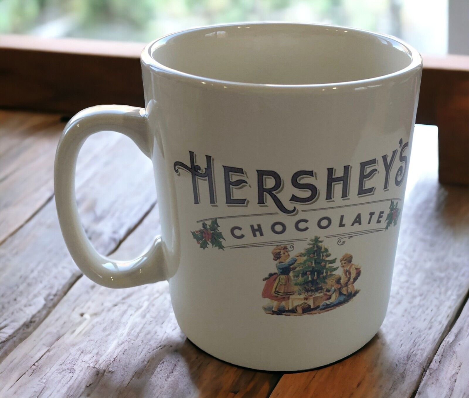 Hershey\'s Chocolate Christmas Oversize 28 oz. Jumbo Coffee Mug Cup