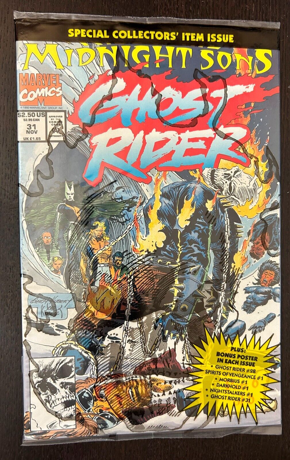 GHOST RIDER #31 (Marvel Comics 1992) -- Midnight Sons -- SEALED