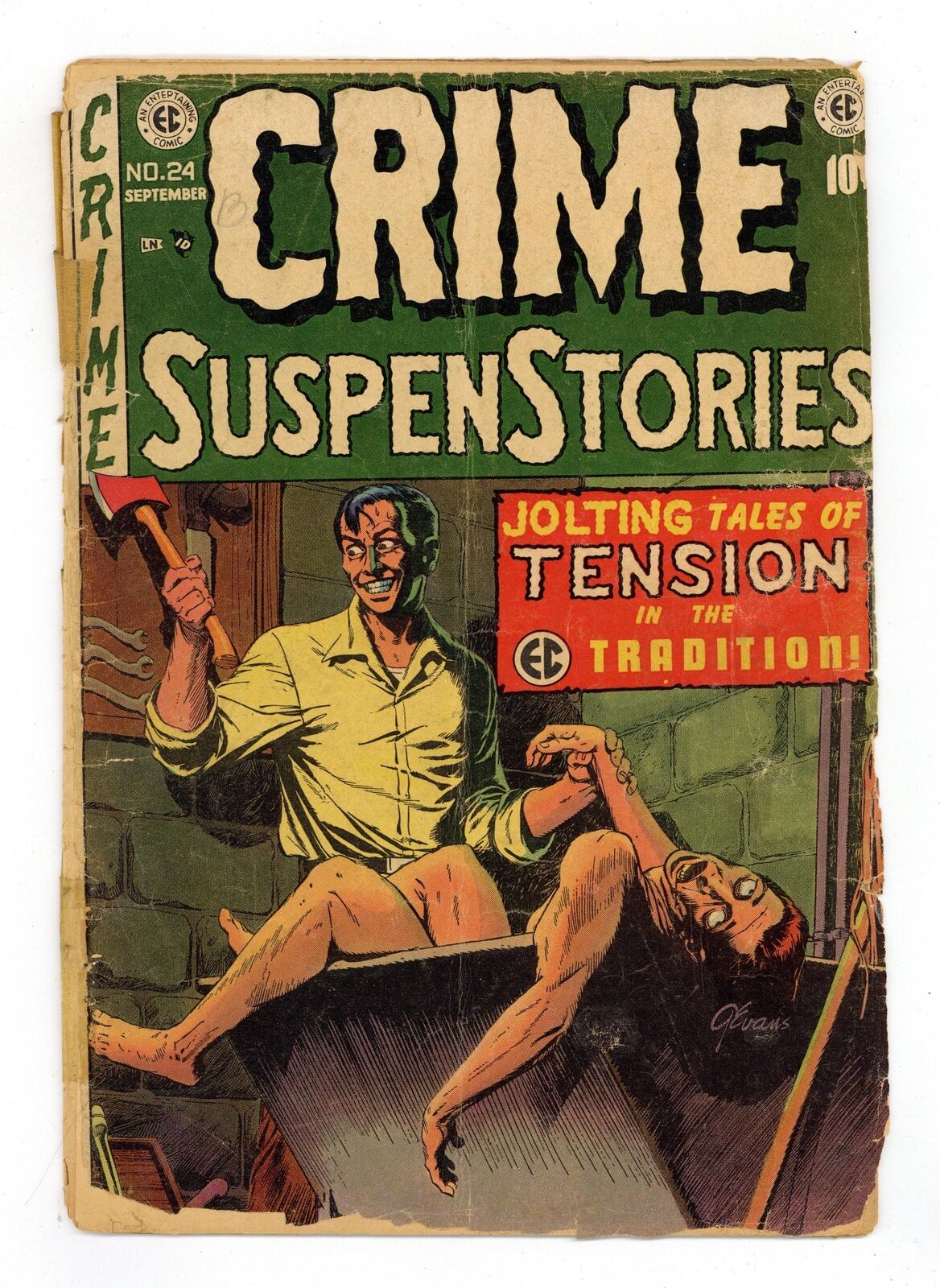 Crime Suspenstories #24 PR 0.5 1954