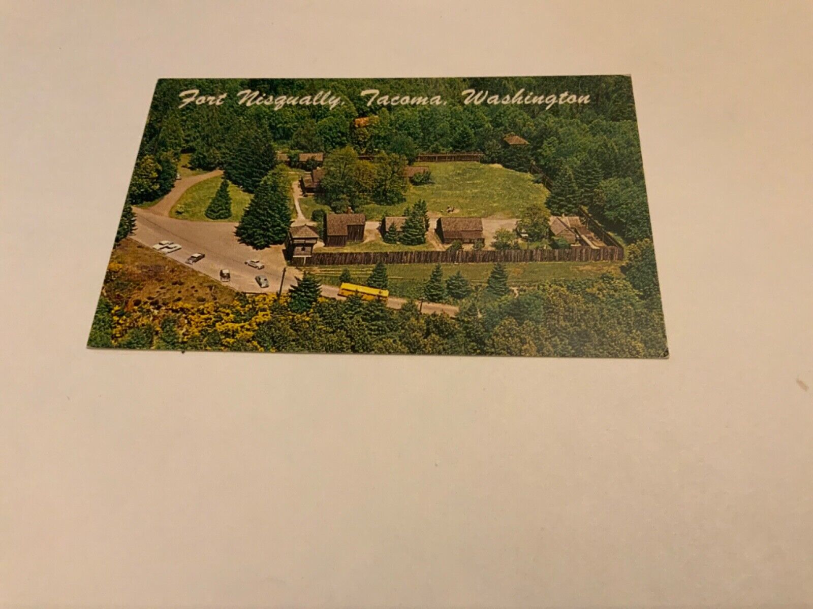 Tacoma, Washington ~ Historic Old Ft. Nisqually - 1964 Stamped Vintage Postcard