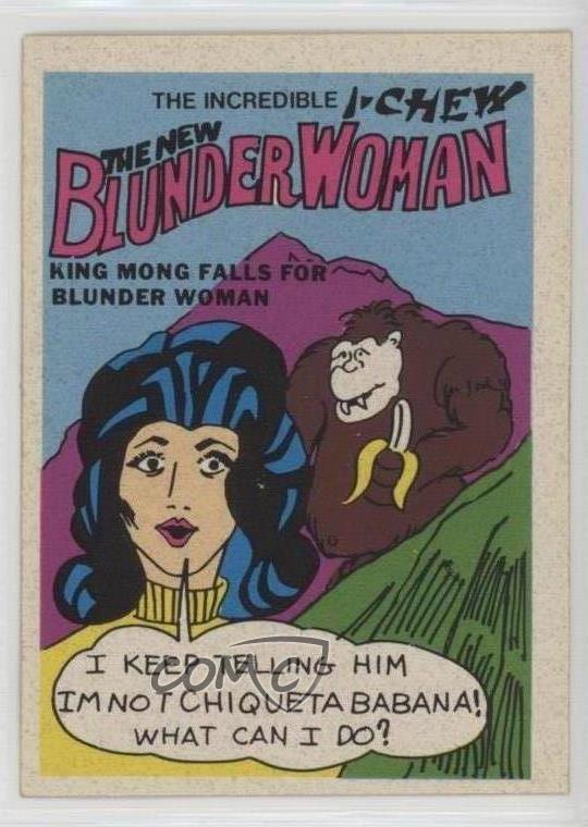 1973-74 Fleer Crazy Magazine Covers Series 2 Blunder Woman 0b5