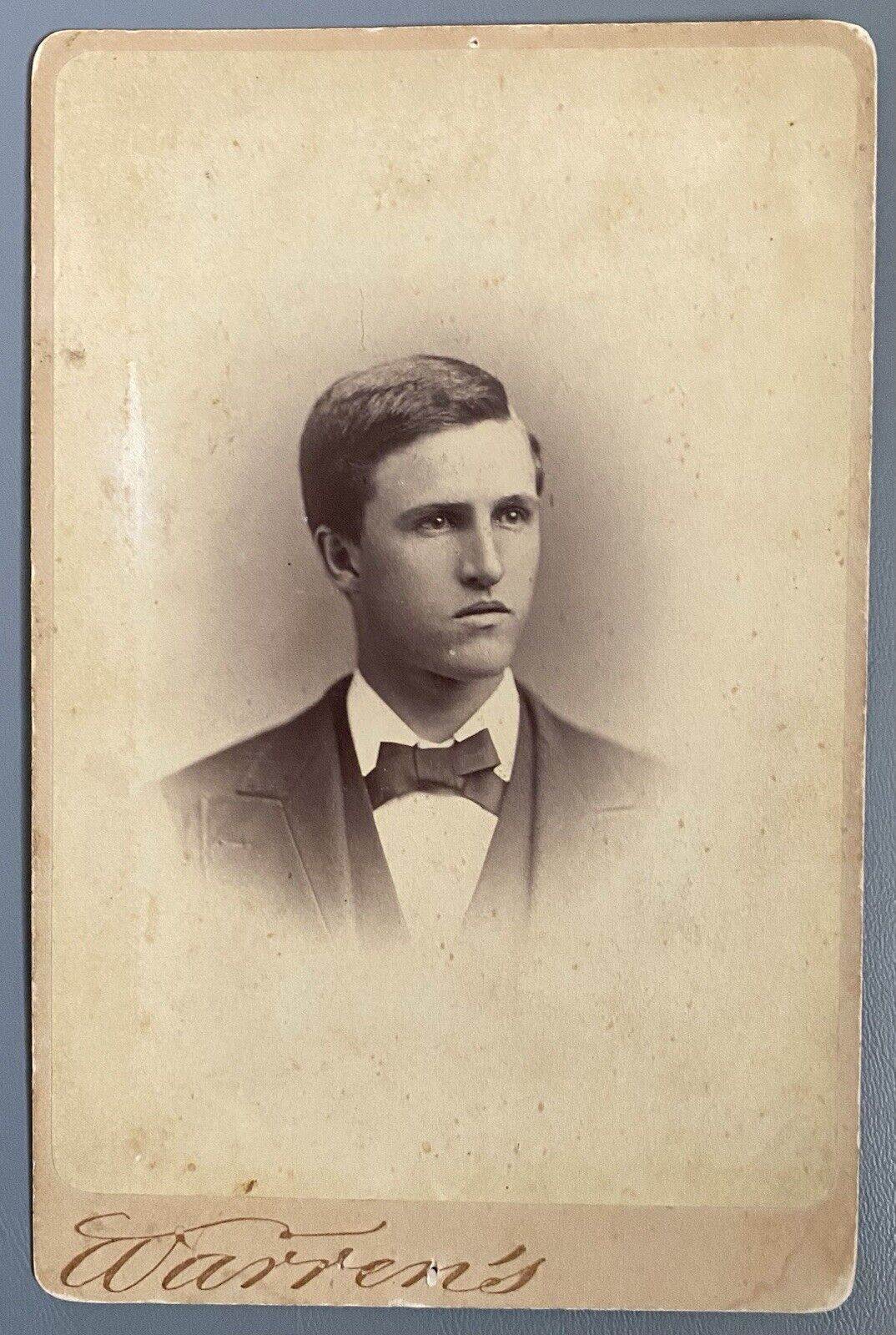 Harvard Football 1876-81 Francis Augustine Houston Boston Cabinet Card