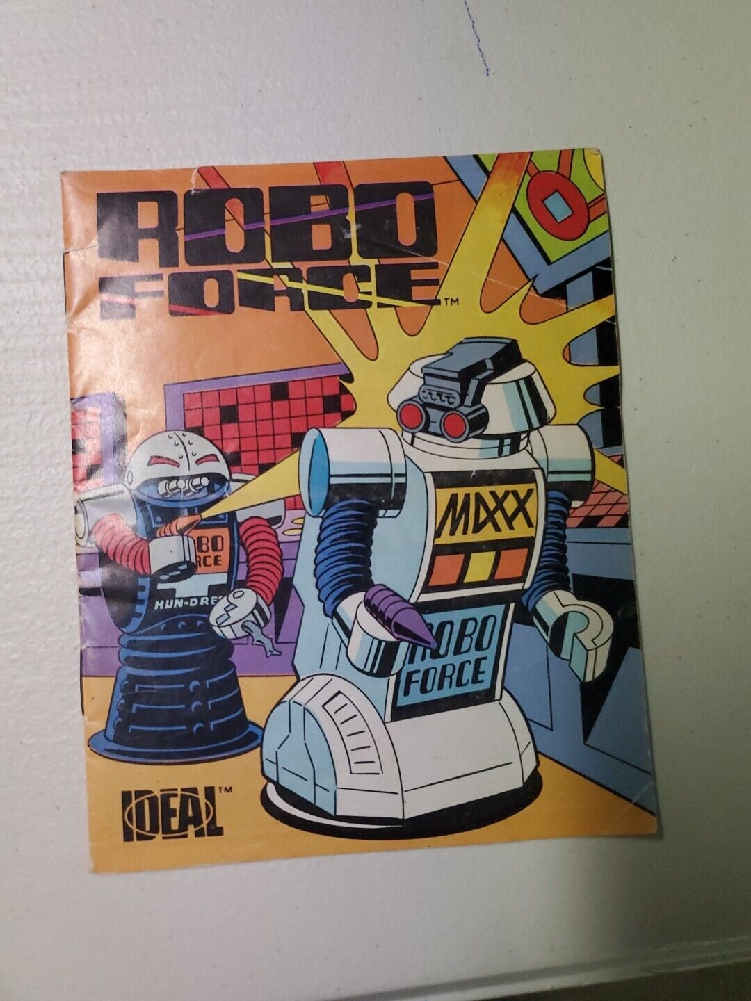 Vintage Robo Force Mini Comic Book CBS Toys Ideal Maxx Steele 1984 Warrior Robot