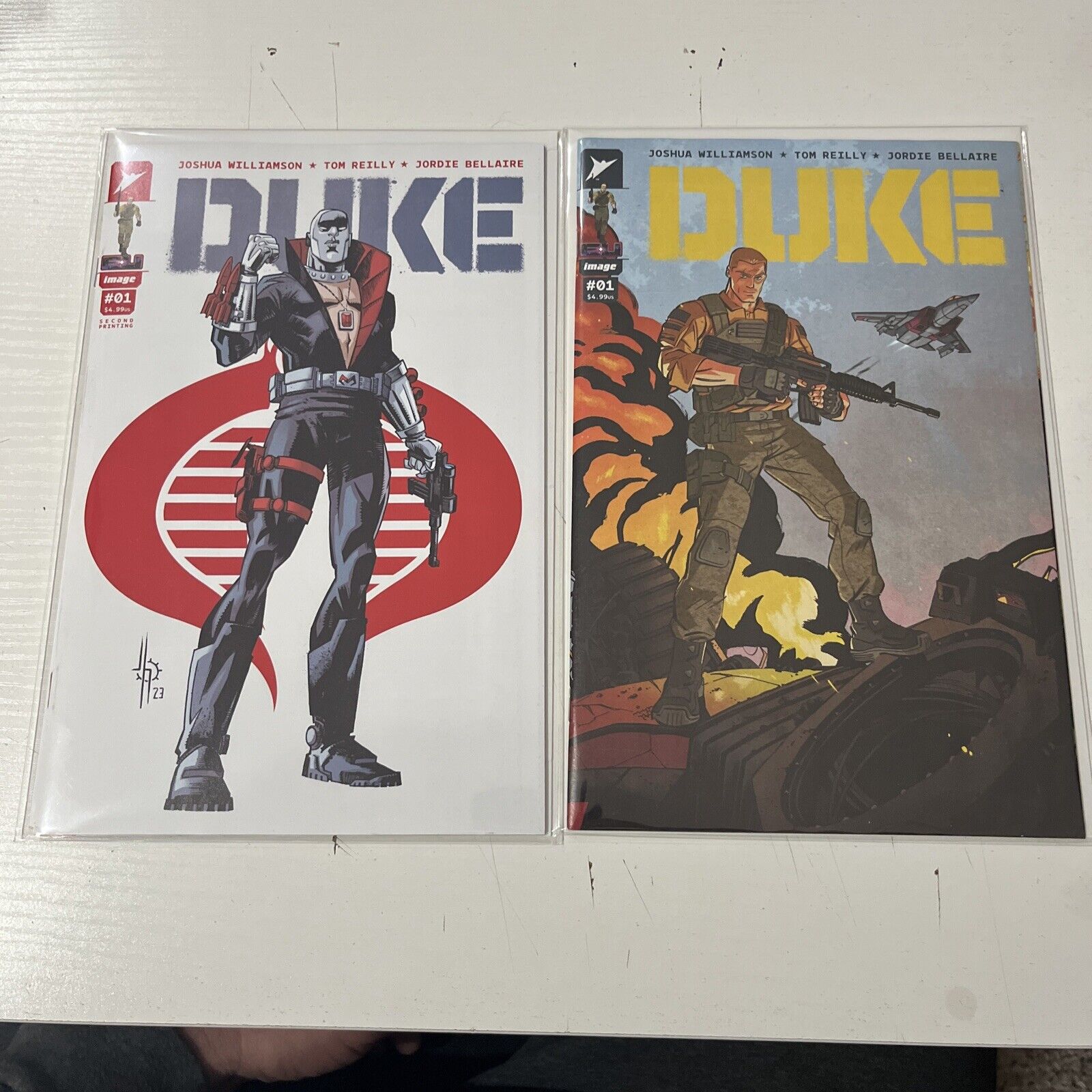 Two Variants Of Duke #1 (Image Comics, December 2023) NM+
