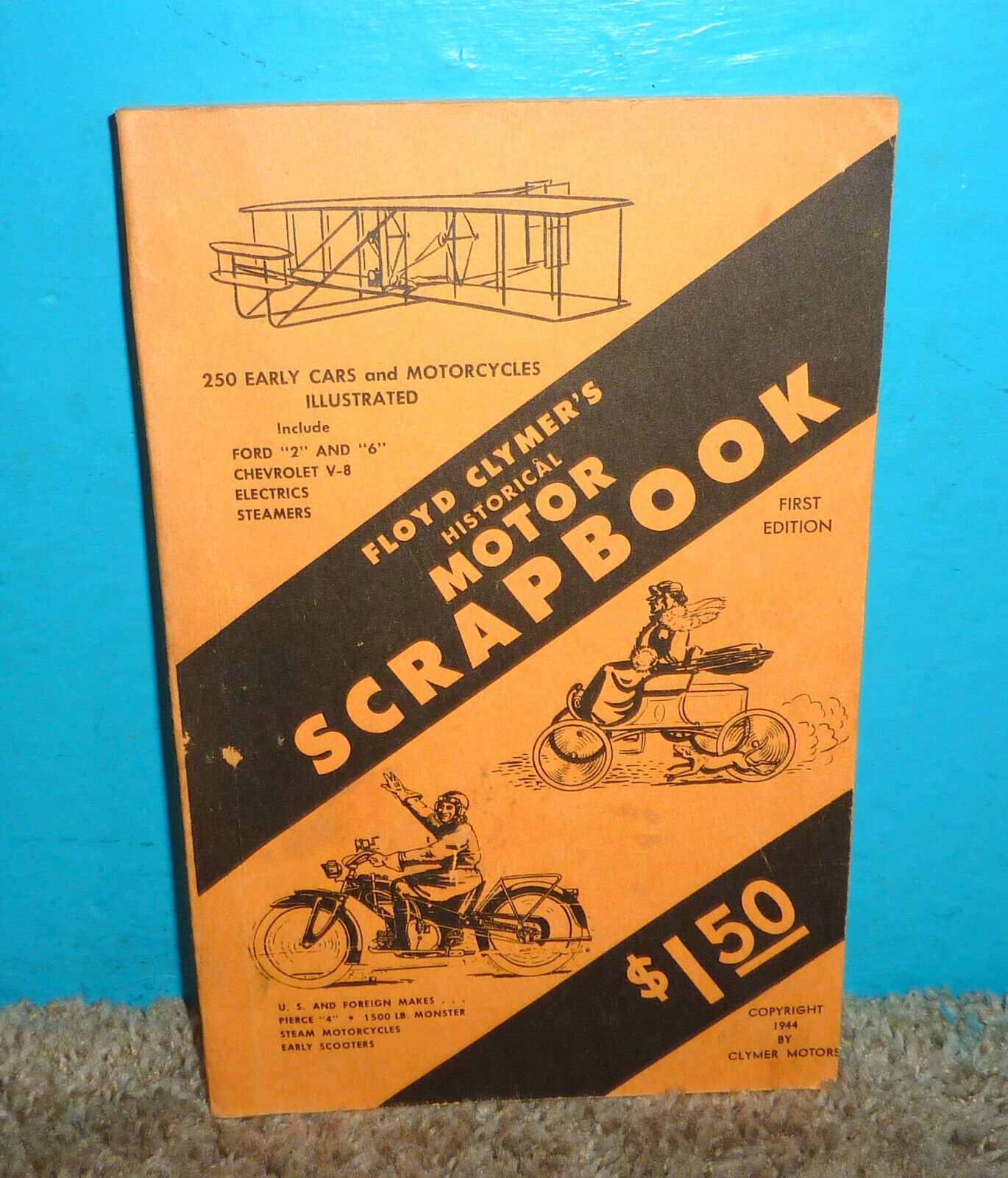 Floyd Clymer\'s Historical Motor Scrapbook 1944 1st Edition 