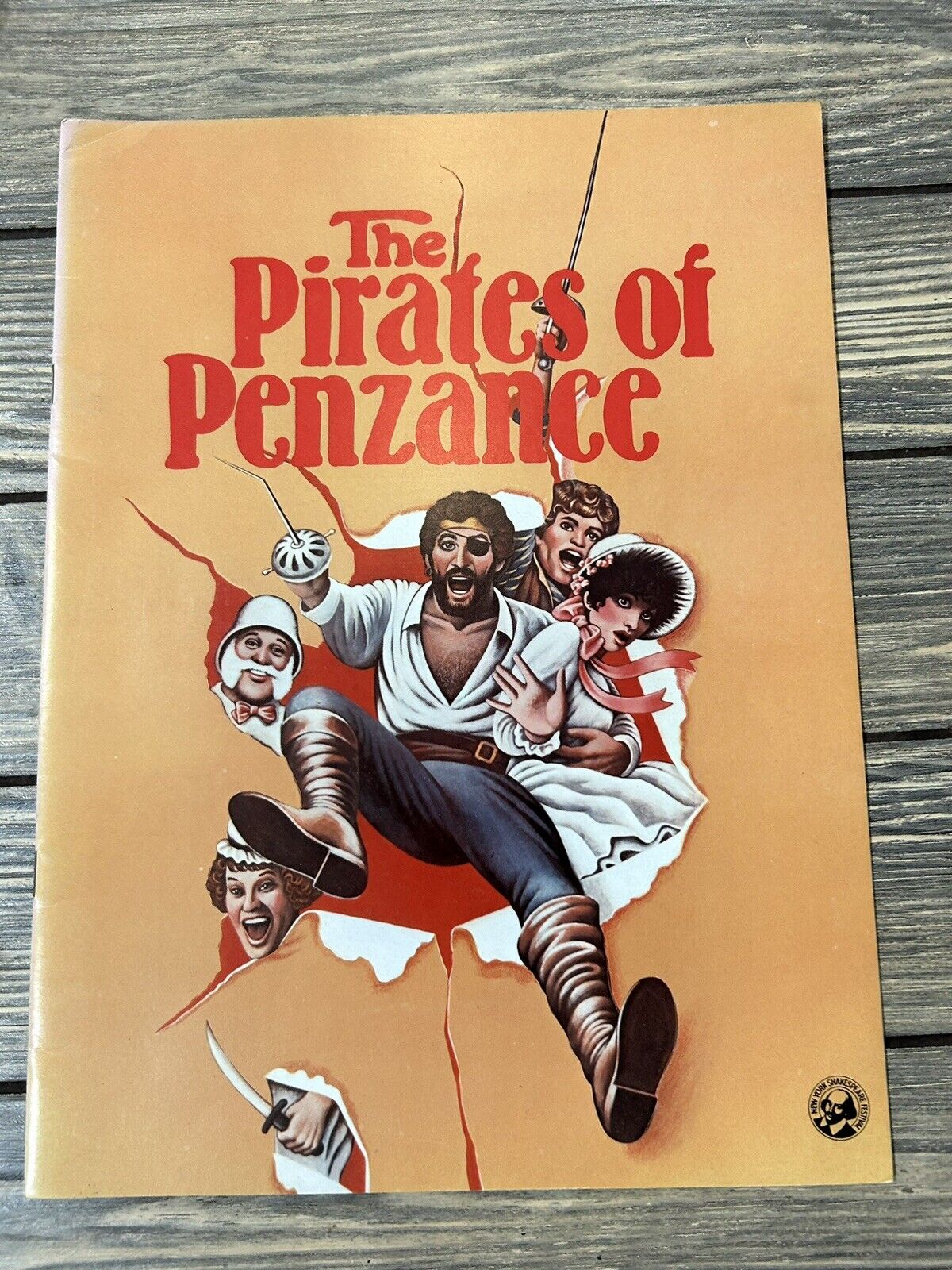 Vintage 1981 The Pirates of Penzance Musical Program Souvenir Book