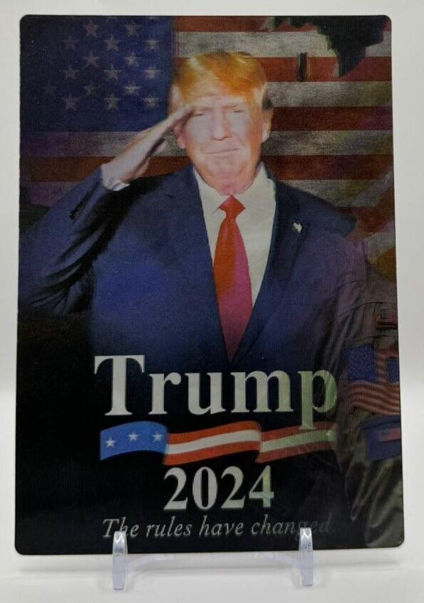 Trump 2024 3D Lenticular Motion Sticker Decal Peeker America First