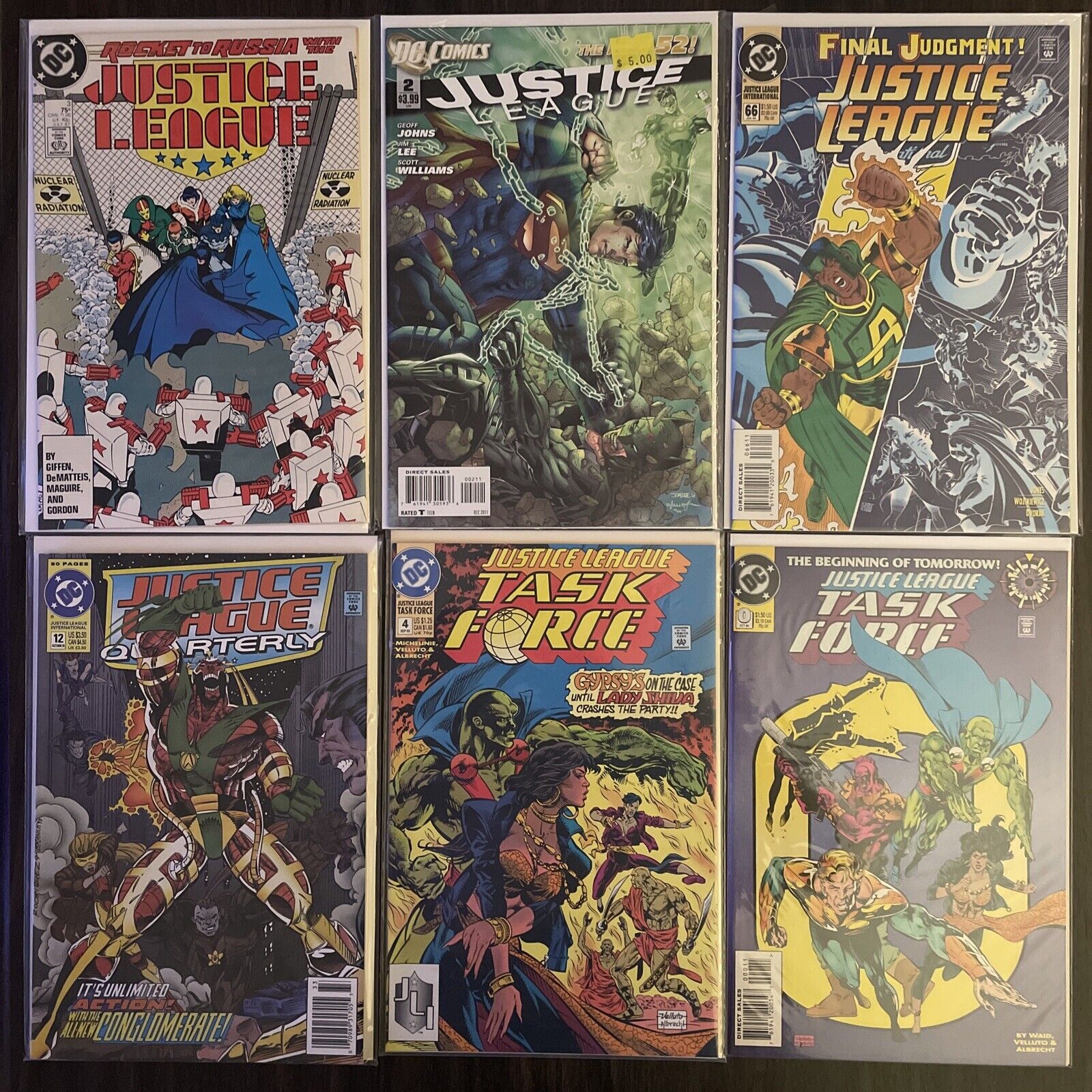 DC Justice League Random Lot of 6 Read Desc.