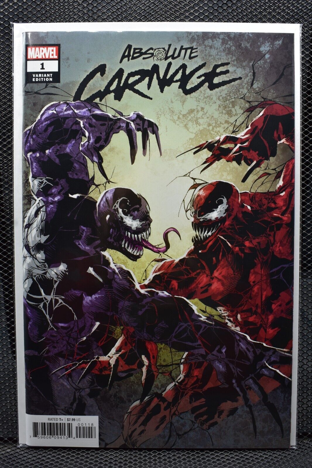 Absolute Carnage #1 Mike Deodato Jr Variant Marvel 2019 Cates Knull Venom 9.6