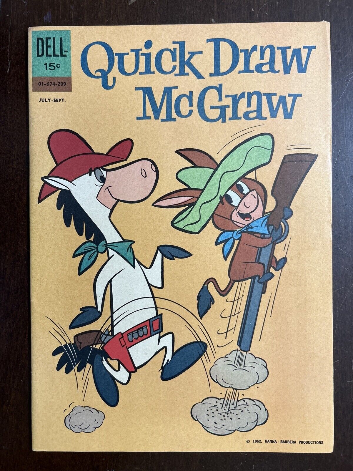 Quick Draw McGraw #11  F+ 6.5 Hanna-Barbera DELL 1962