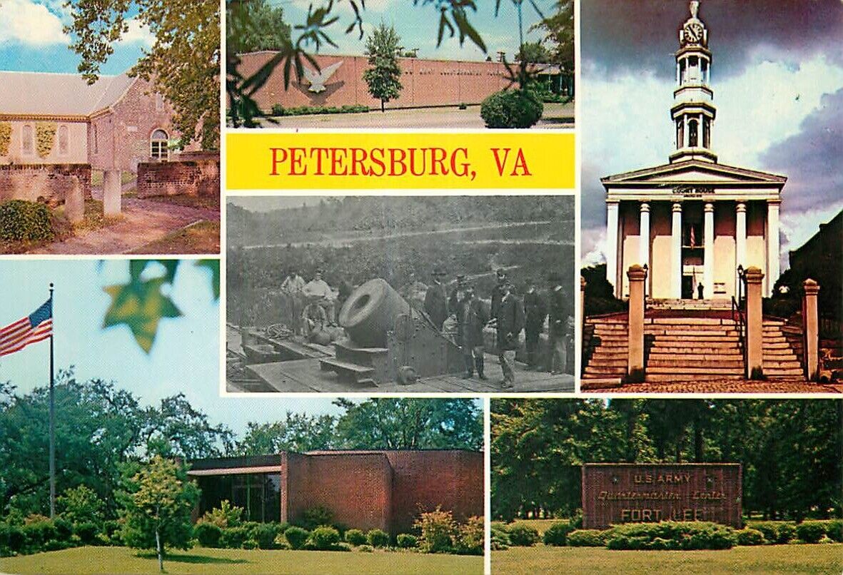 Postcard 6 Views of Petersburg, Virginia