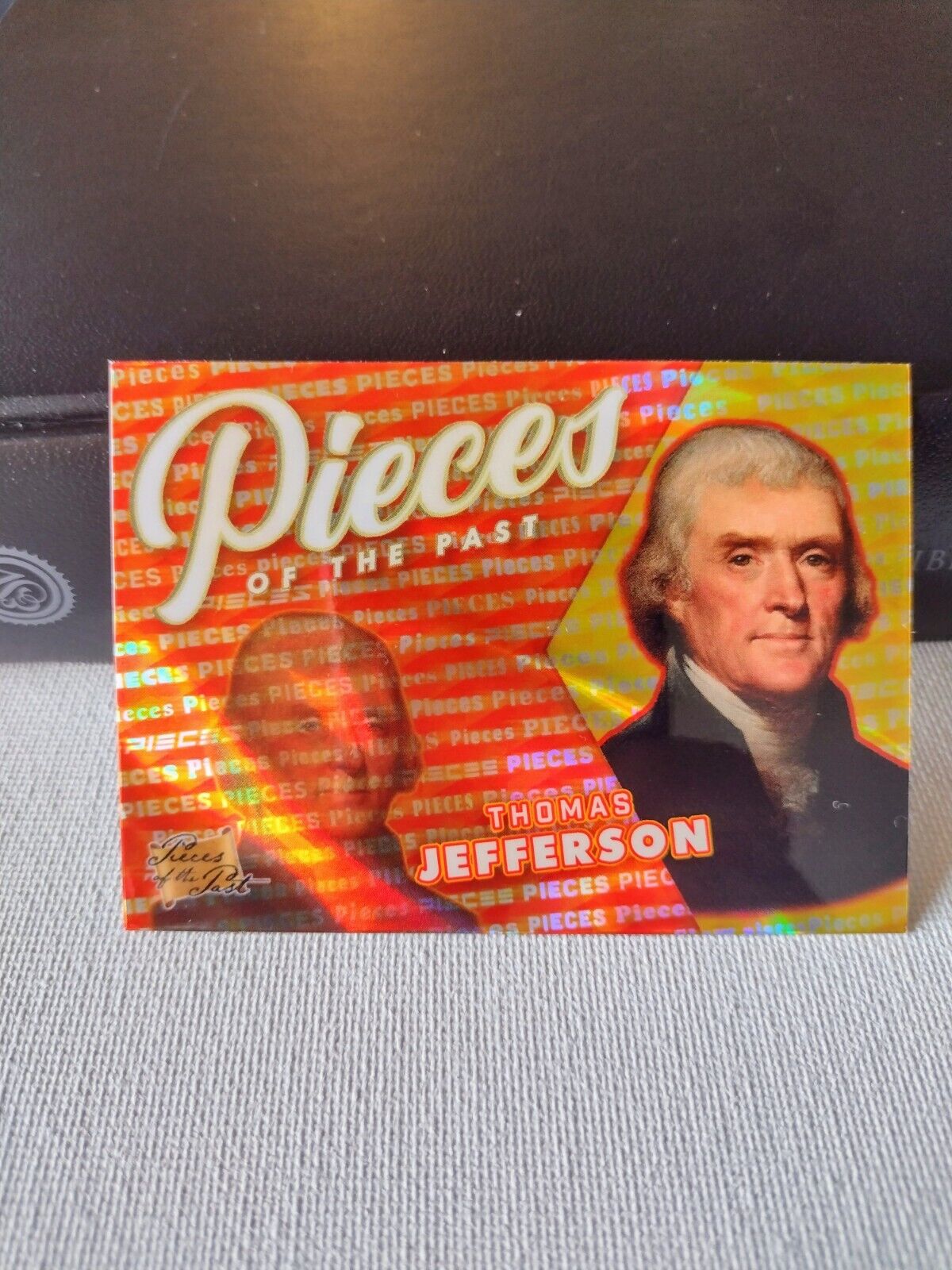 2021 Super Products Pieces of the Past Orange Thomas Jefferson 