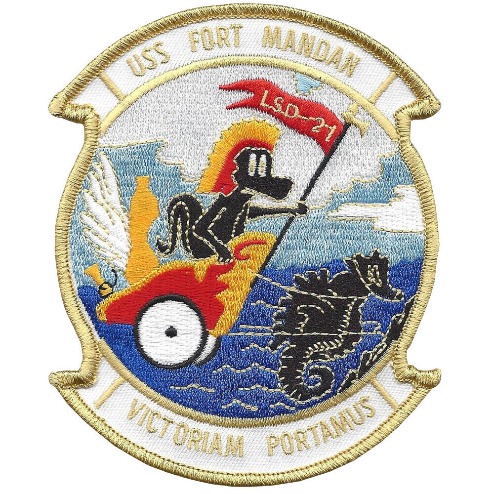 USS Fort Mandan LSD-21 Dock Landing Ship Patch