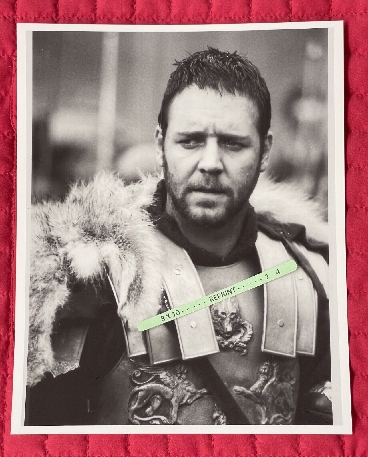 Found 8X10 PHOTO of Old Russell Crowe Hollywood Actor The Gladiator Movie