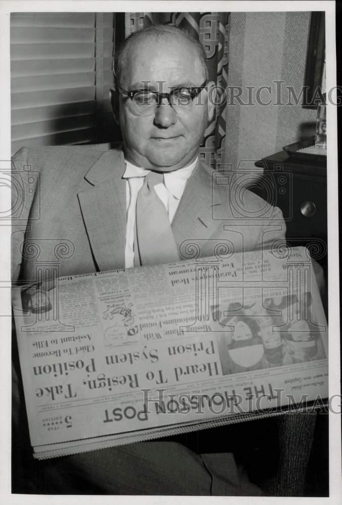 1956 Press Photo William Neil Connor, London Newspaperman - hpa53036