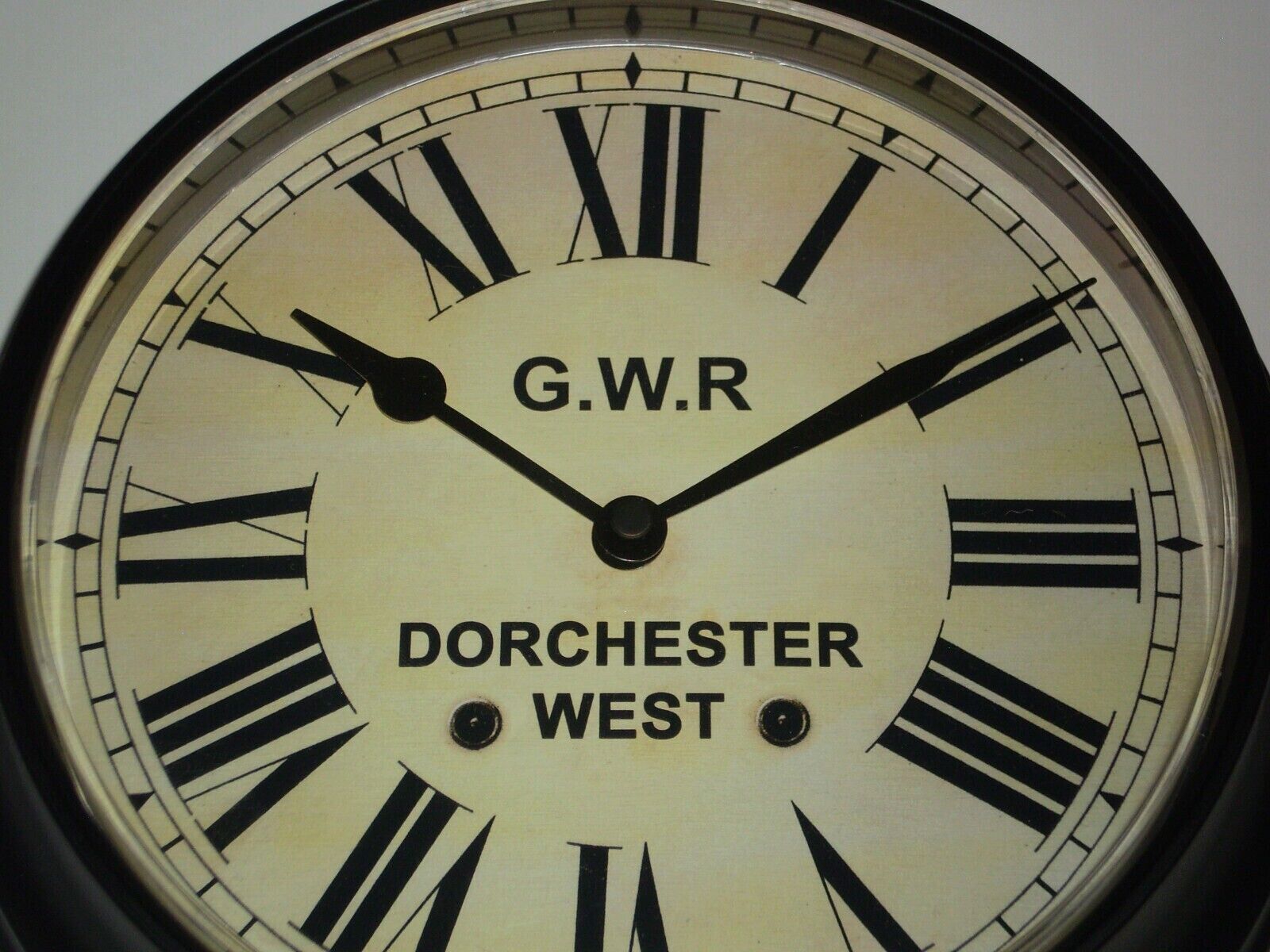 Great Western Railway, GWR Victorian Style Waiting Room Clock, Dorchester West.