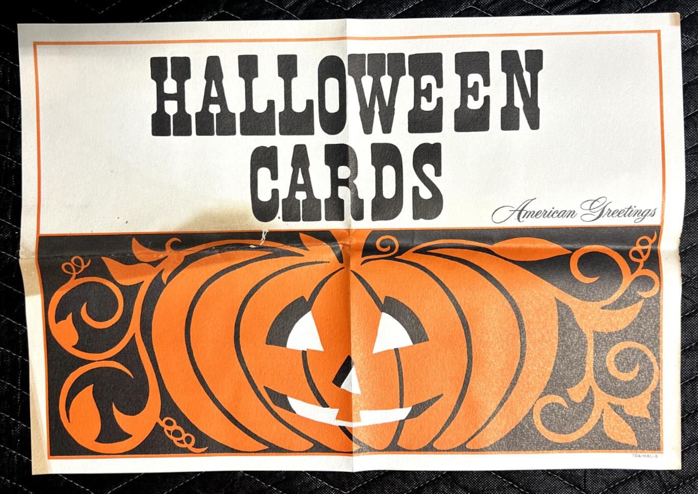 Vintage American Greetings Halloween Cards Advertising Poster 14\