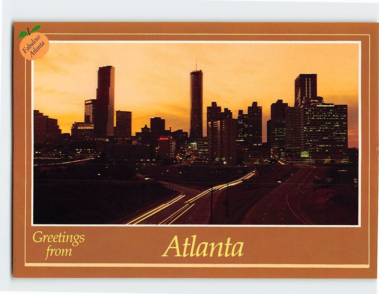 Postcard Greetings From Atlanta Georgia USA
