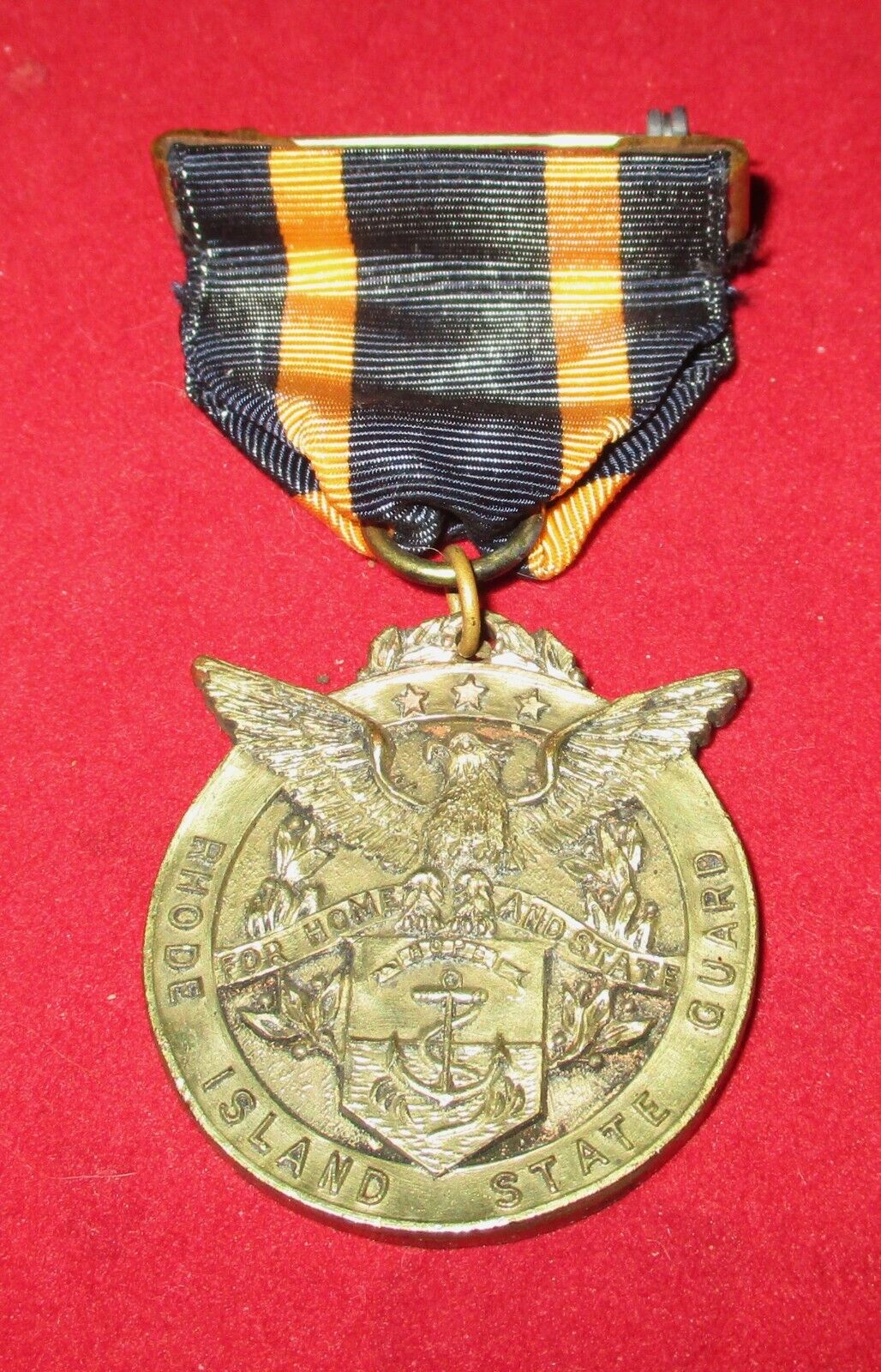 For World War II Service Rhode Island State Guard Medal