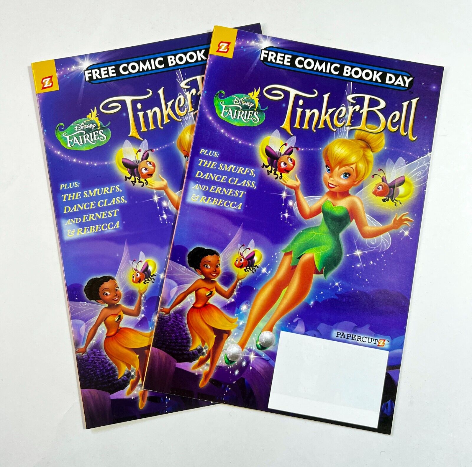Tinkerbell Disney Fairies and THE Smurfs 2 Comic Books FCBD 2012