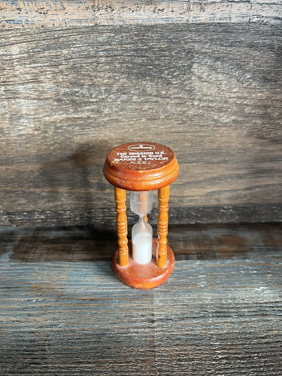 VERY RARE The Mission UK Promotional Egg Timer Carved in Sand Album