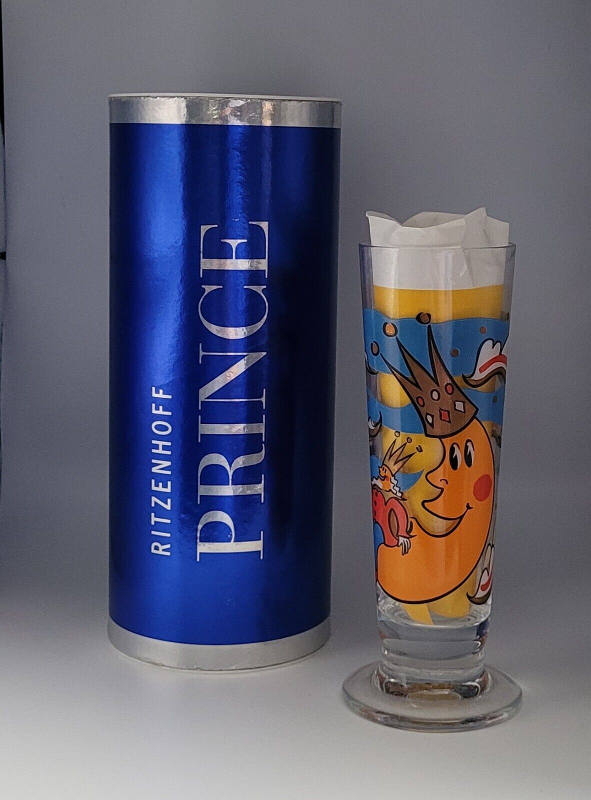 RITZENHOFF Prince Beer Glass By TIM DAVIES