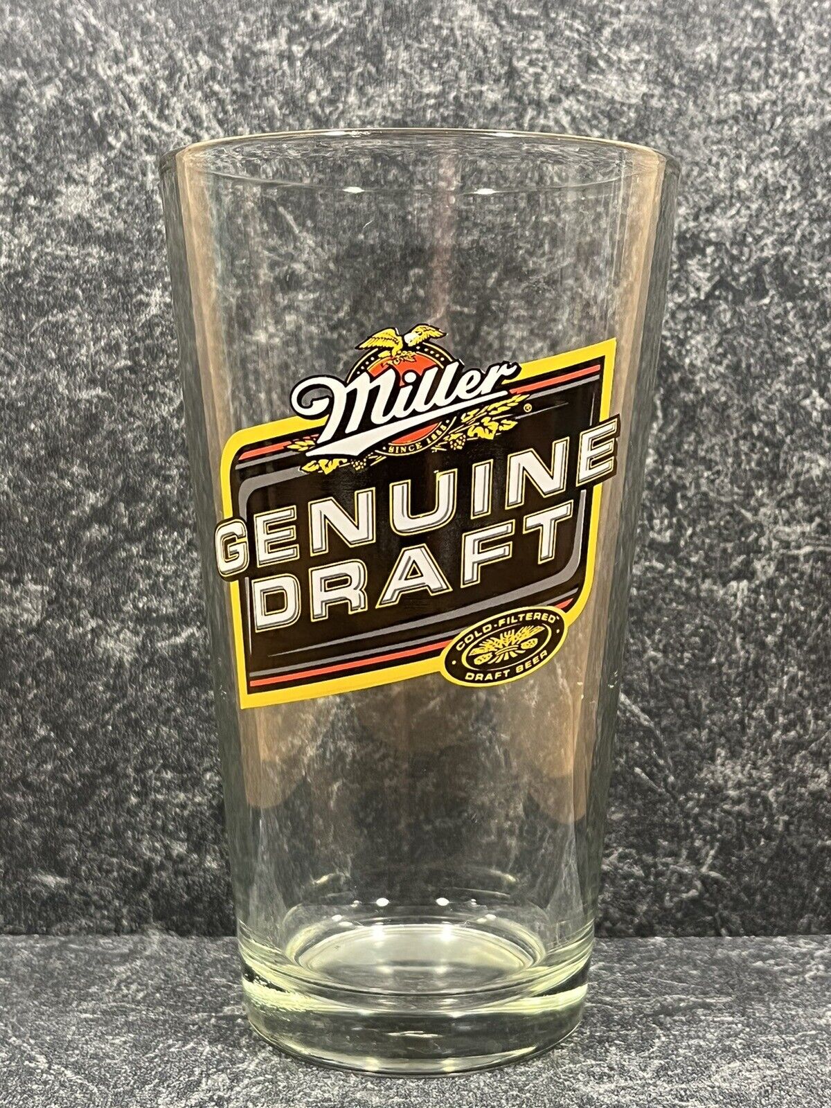 Miller Genuine Draft Drinking Glass One Pint