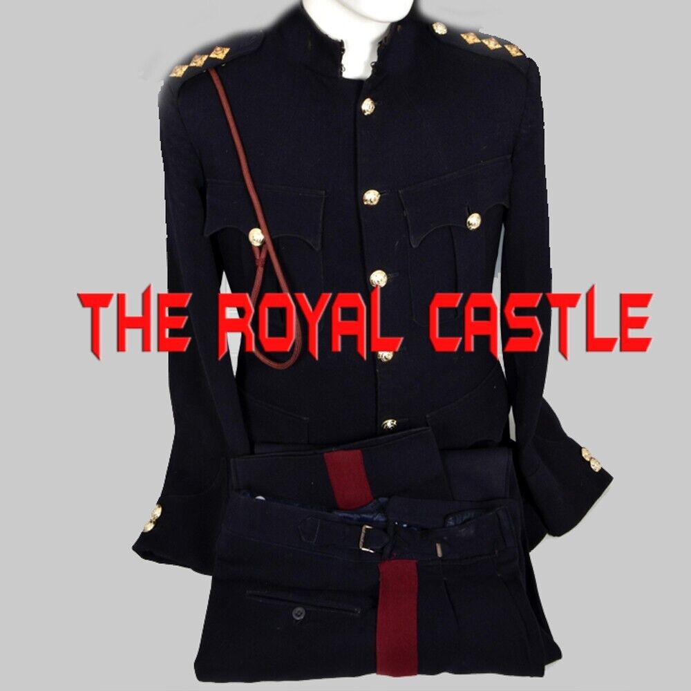 New Black Royal Army Medical Corps (RAMC) No1 Dress Wool Coat The Royal Castle
