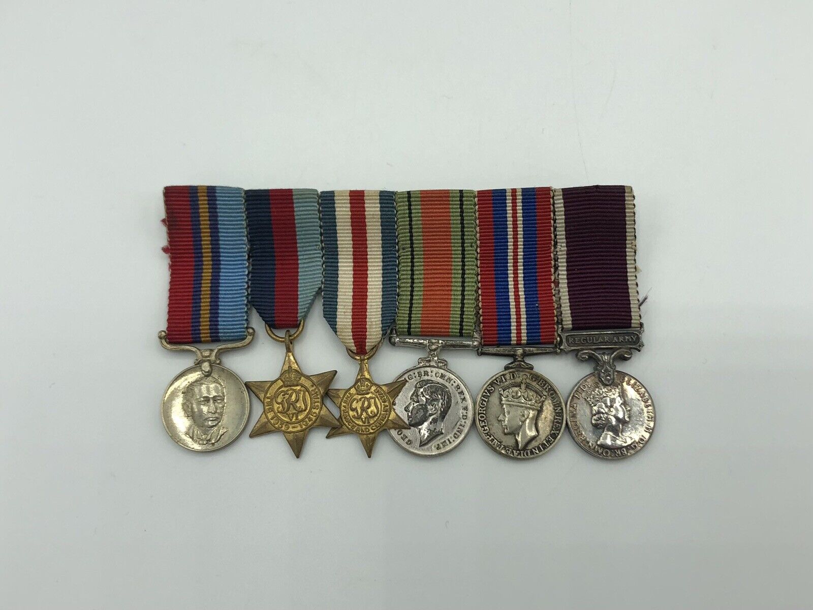 Rhodesian And British Miniature Medal Group WW2 LSGC Rhodesia