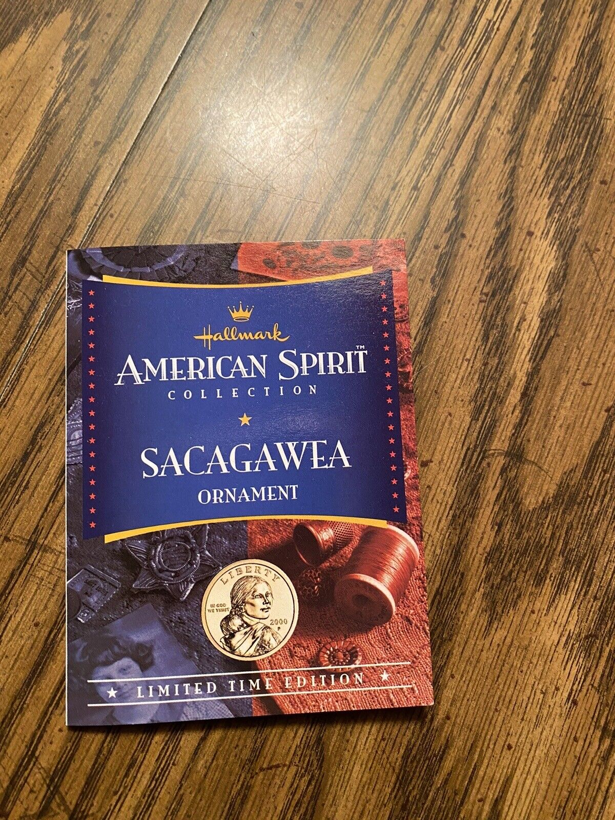 American Spirit Hallmark Collection Sacagawea Golden Dollar Ornament