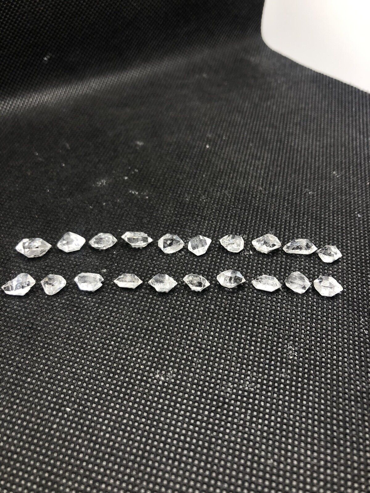 20 Pieces Natural Double Terminated Clear herkimer diamond quartz Crystals