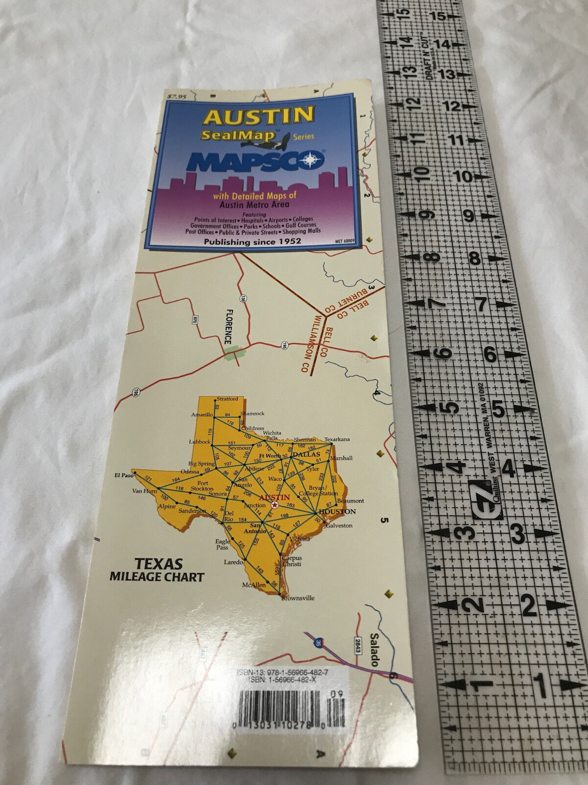 Austin, TX sealmap mapsco 2009 edition