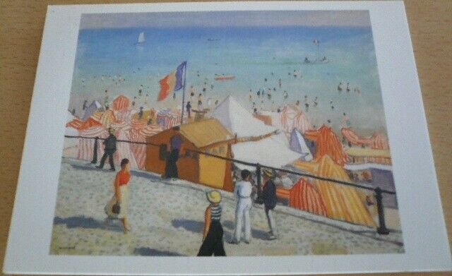 Albert Marquet - Les sables d\'olonne 1933  Size: 10x15cm POSTCARD