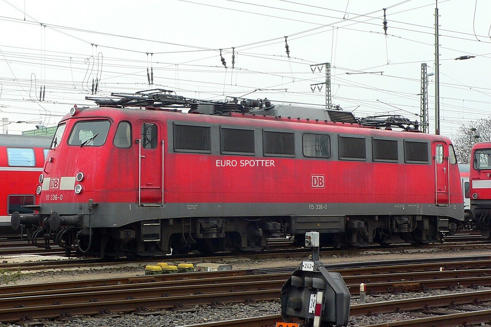 B19P 6x4 Glossy Photo DB Class 115 115336 @ Frankfurt Depot