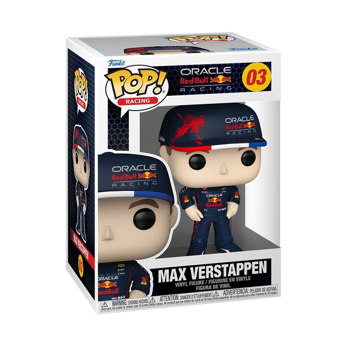 Funko Pop Vinyl: Oracle Red Bull Racing - Max Verstappen #3