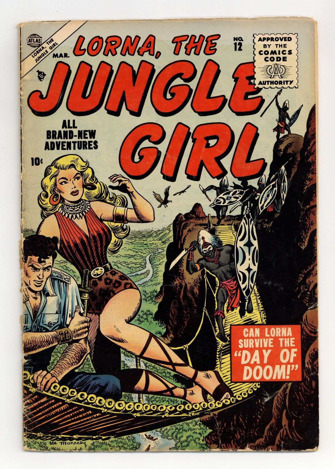 Lorna the Jungle Queen #12 FR/GD 1.5 1955