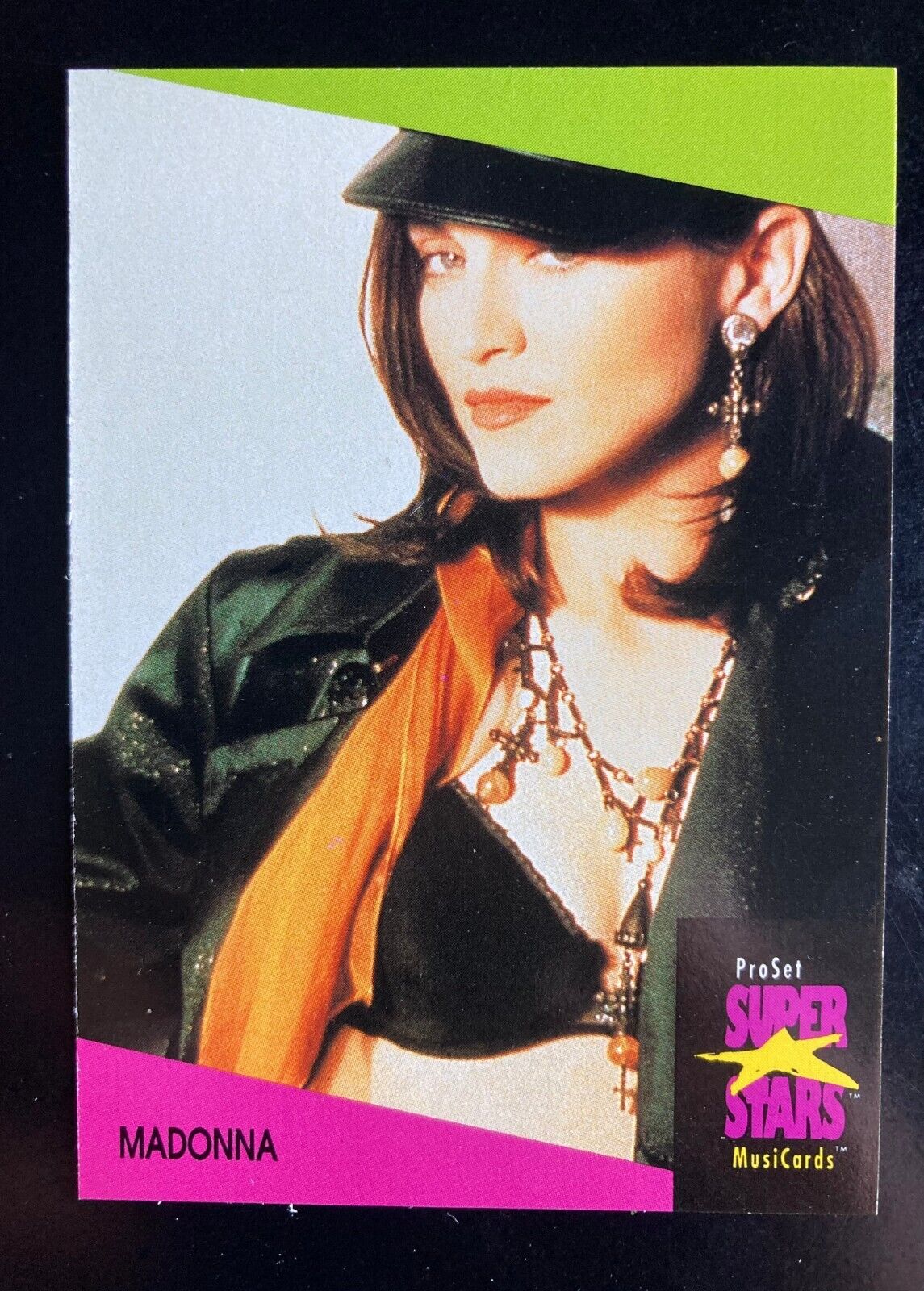 Madonna trading card 1991 Pro Set SuperStars MusiCards UK  #81 
