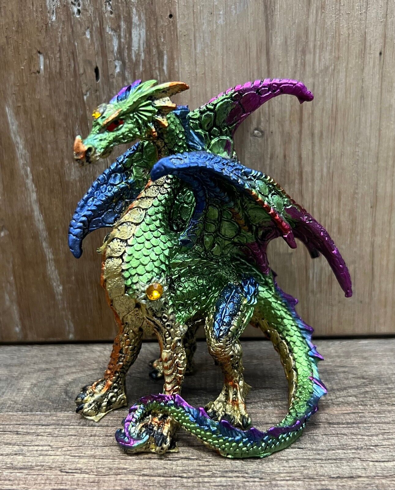 Dragon Green Resin Figurine 4\