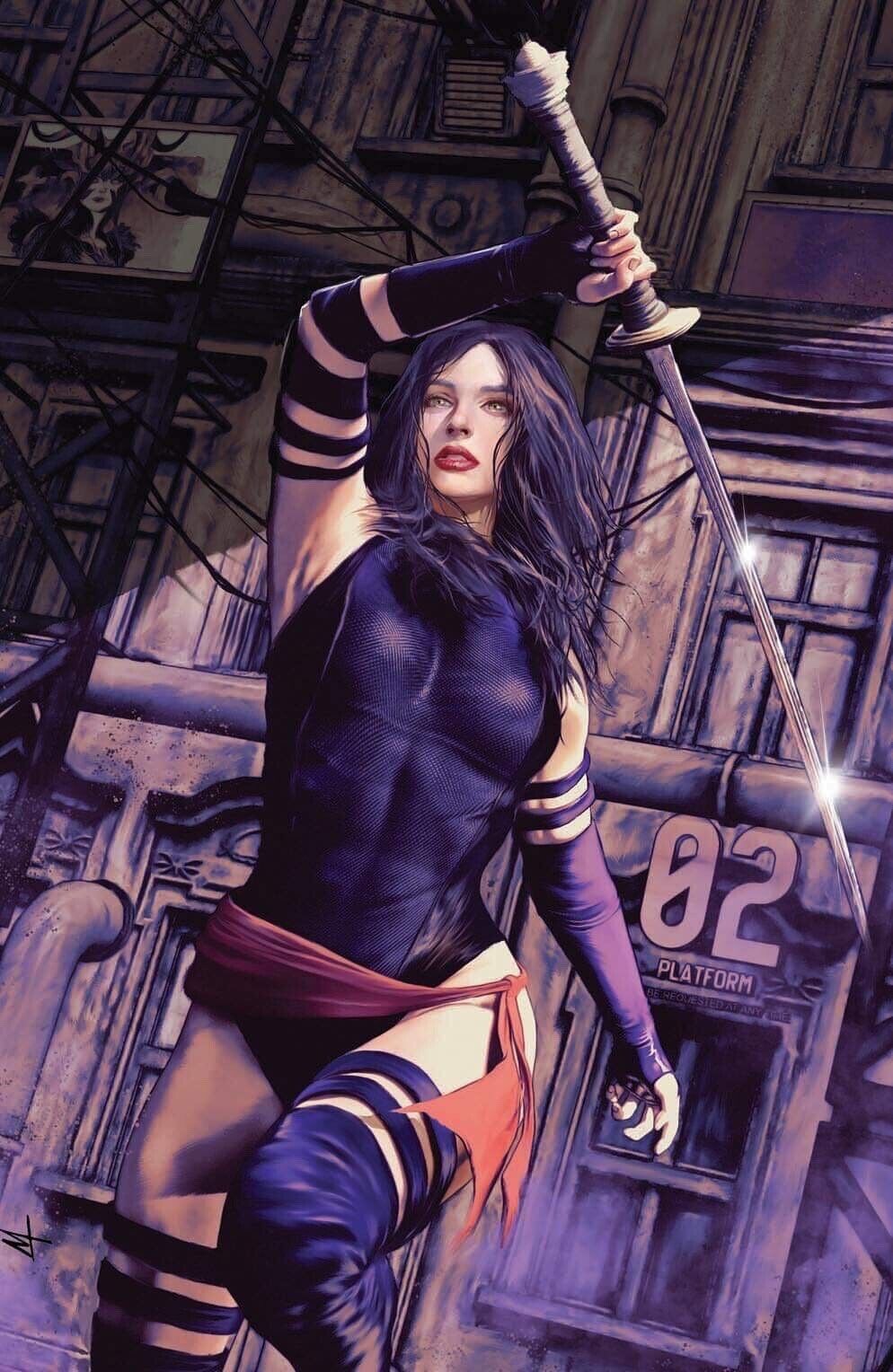 🚨🔥 MARAUDERS #1 MARCO TURINI Unknown/616 Virgin Variant Psylocke X-Men