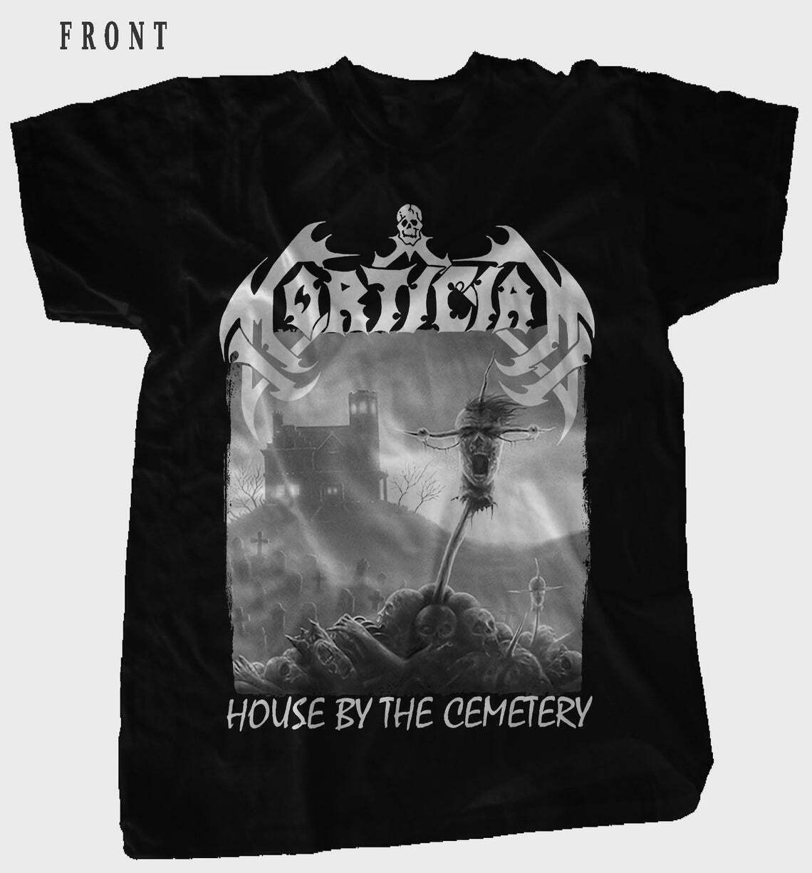 MORTICIAN - House by the Cemetery Shirt Vtg Men Cotton All Size Tee DA215