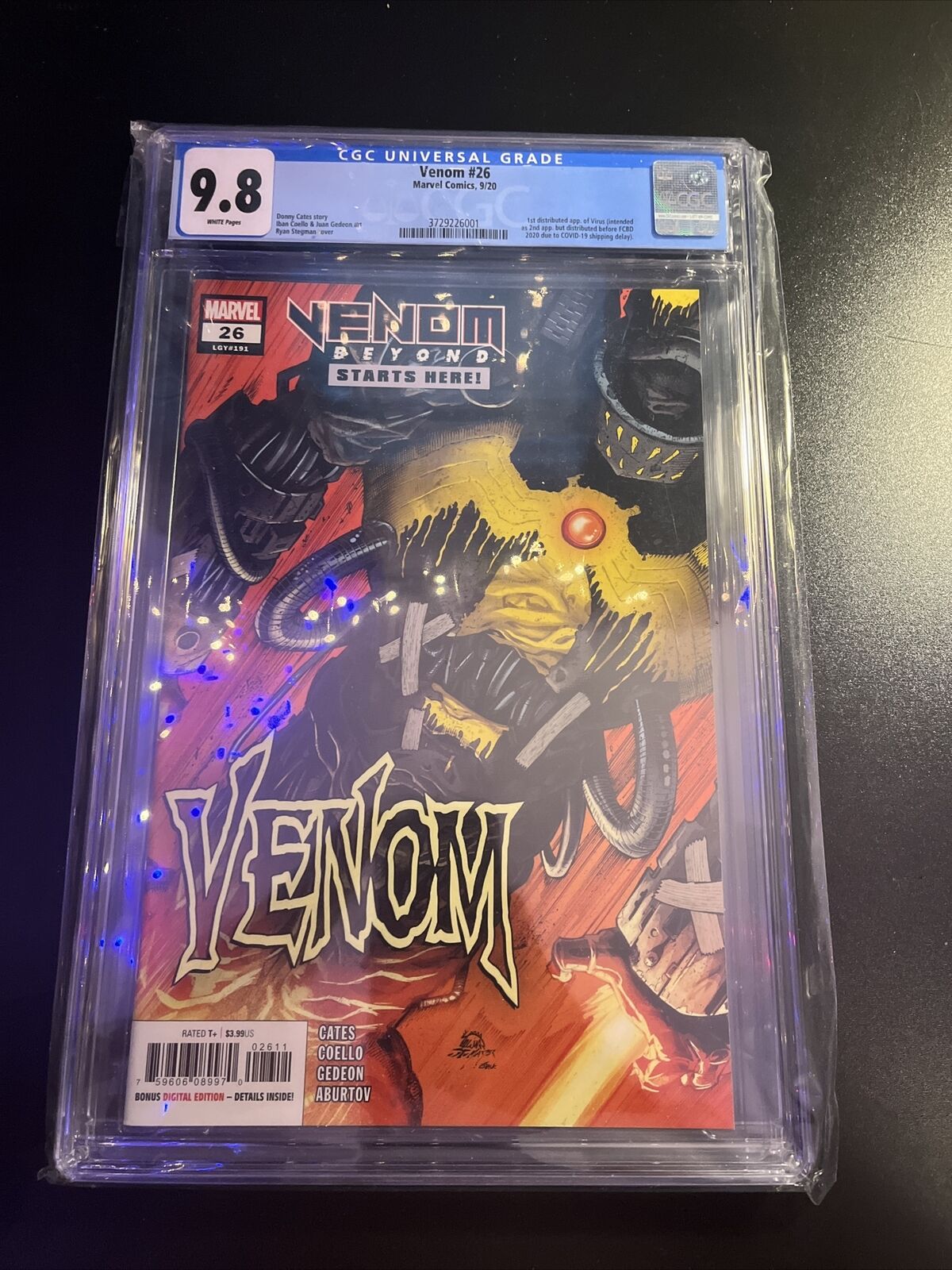 Venom Beyond #26 First App of  VIRUS Marvel CGC 9.8