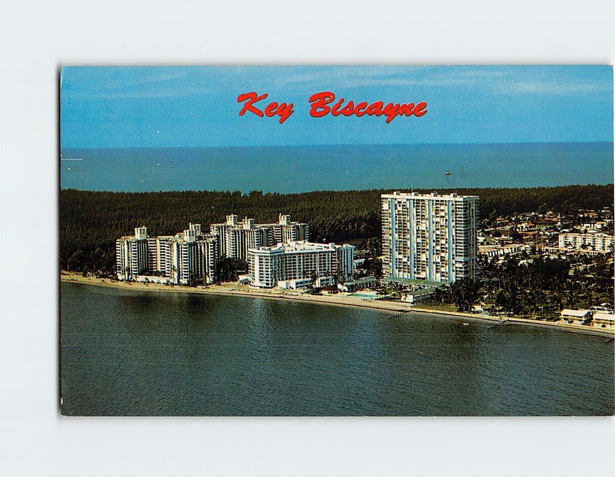 Postcard Key Biscayne Florida USA