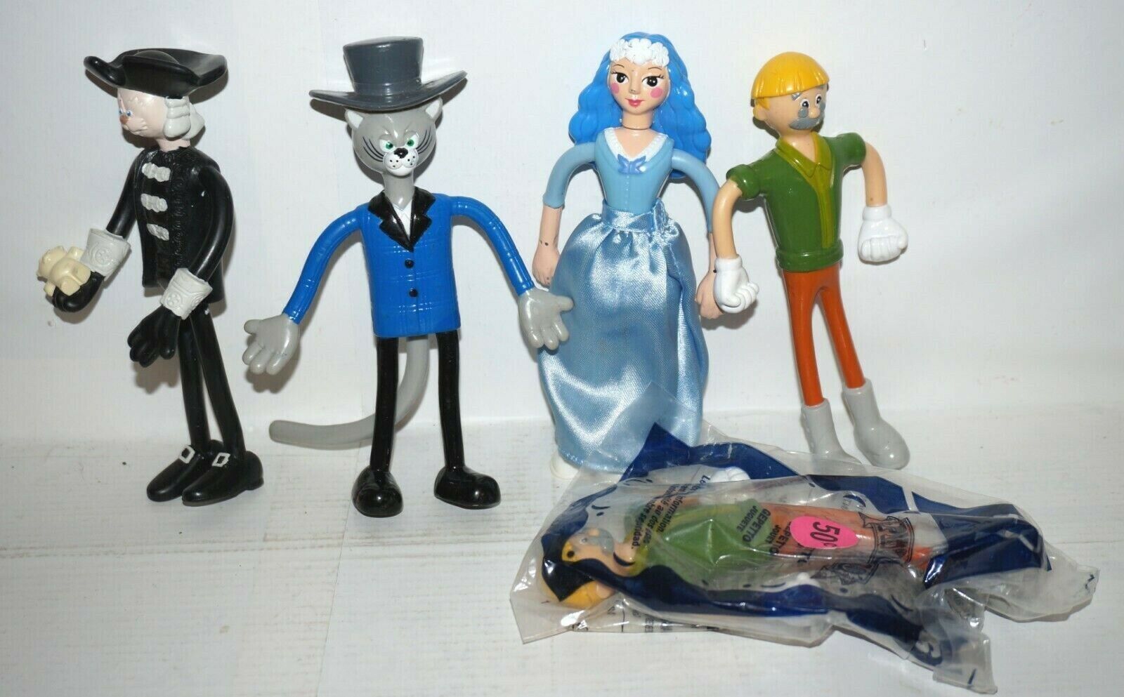 2002 McDonalds Collector Toys - Pinocchio - lot of 5