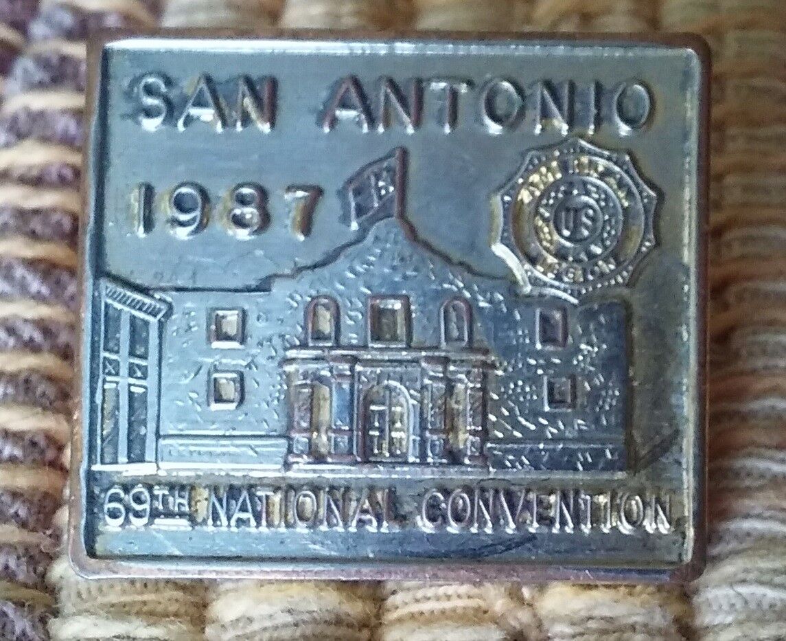 American Legion San Antonio 69th National convention 1987 pin